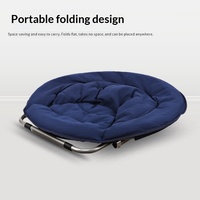 Chaise longue pliante moderne en métal, grande taille, pour adultes, pour balcon, pour la pause déjeuner, avec dossier, chaise paresseuse