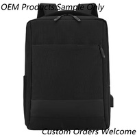 Sac à dos pour tablette haute capacité personnalisé OEM en polyester avec chargement USB pour la marque d'entreprise et les cadeaux d'entreprise