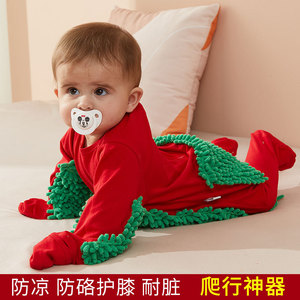 <span class=keywords><strong>Ropa</strong></span> <span class=keywords><strong>para</strong></span> limpiar el suelo <span class=keywords><strong>para</strong></span> niños y niñas, trajes de gateo de algodón puro, mono <span class=keywords><strong>para</strong></span> bebé, primavera-verano, estilo europeo americano, novedad 2024 - Product Image 3