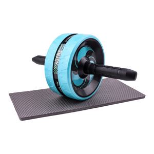 Ruota addominale per allenamento addominale di nuovo stile Home Fitness, doppie ruote in plastica rullo addominale <span class=keywords><strong>Ab</strong></span> con ginocchiere - Product Image 5