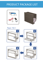 Brightek 80mm Mini Thermal Panel Printer WH-E19 untuk Timbangan
