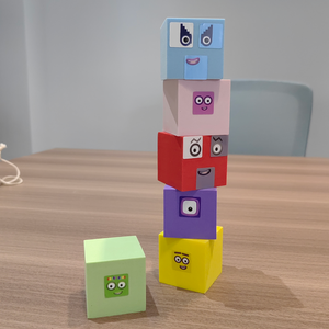 Cubo de espuma de bricolaje que cambia la cara cubo mágico Montessori <span class=keywords><strong>juego</strong></span> de rompecabezas para niños educativo - Product Image 3