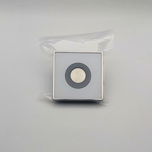 Dual-tuôn ra Glass Bảng điều chỉnh cảm biến nước tiểu tuôn ra van Kit touchless nhà vệ sinh đỏ bừng với cơ khí nút Brass Chất liệu cảm giác loại - Product Image 4