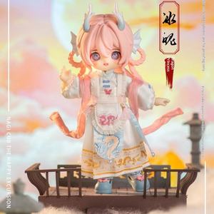 Venta al por Mayor, 100% Auténtico, Caja de 6 Piezas, NAGI <span class=keywords><strong>Cub</strong></span> V4, Serie Happy Excursion, Caja Sorpresa, Muñecas BJD 1/12, Figura de Acción Coleccionable de PVC - Product Image 4