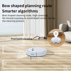 Robot Aspirador con Autorecarga, Control por Aplicación, Tanque de Agua, Función de Limpieza Húmeda, Succión de 1000 Pa, Barredora Eléctrica - Product Image 3