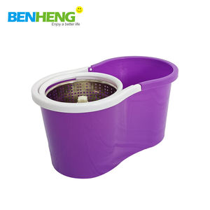 China 360 roto Easy cubeta Turbo acero spin and go escurr Easy-wring microfibra wet <span class=keywords><strong>Master</strong></span> Rosa Cubo de fregona de pared - Product Image 6