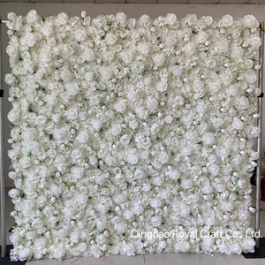 Cortina de Flores Blancas Artificiales para Fondo de Fotografía de Bodas - Product Image 4