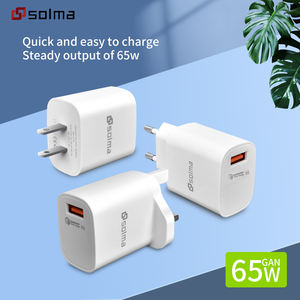 Adaptador de carga rápida de EE. UU. 65W Cargador de pared USB delgado con marca ETL FCC - Product Image 2