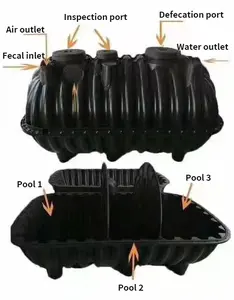 Economical Custom Design Wastewater Treatment Biodigester Environmental Septic Tank