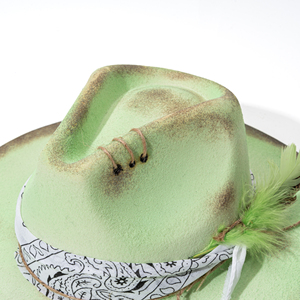 Misi 2025 femmes laine large bord Fedora chapeau nouveauté accessoire de mode pour les fêtes affaires décontracté extérieur - Product Image 4