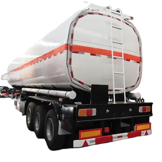 HYS полуприцеп топливный танкер высокого качества водяной масляный бак полуприцеп 3 оси углеродистая сталь масляный бак химический танкер