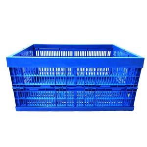 Eco-friendly Feature plastic storage crate,Plastic Material and Mesh style collapsible plastic crate