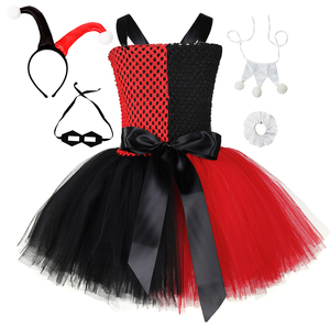 phantom costumes at party city Halloween Little Kids Circus Crazy Clown Dress Up 5pcs Suit Girl Costumes With Accessories