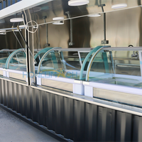Maison préfabriquée pliable en acier de haute qualité, design moderne pour camion de restauration mobile et boutique