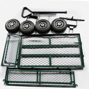 Chariot de jardin Antique, chariot pliable, vert robuste, de 300kg - Product Image 1