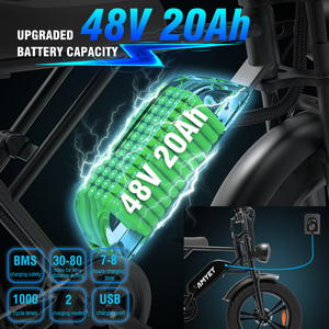 Nhanh chóng vận chuyển từ USA 20inch 48V 15ah pin lithium leo núi E xe đạp với 750W 1000W động cơ cho người lớn Xe đạp điện - Product Image 6