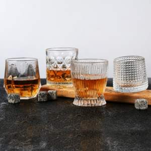 Bán Buôn Chất Lượng Cao Barware Thả Xoay Pha Lê Whiskey Cốc Thủy Tinh Whiskey Tumbler Biểu Tượng Tùy Chỉnh <span class=keywords><strong>Whisky</strong></span> Kính Cho Bán - Product Image 5