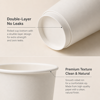 Gobelets en papier personnalisés avec logo imprimé, double paroi, qualité alimentaire, 8oz 12oz 16oz, gobelets à emporter pour café, boutique de boissons