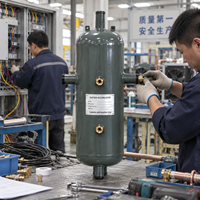 Réservoir de siphon horizontal pour la circulation du réfrigérant des refroidisseurs industriels et la protection des liquides