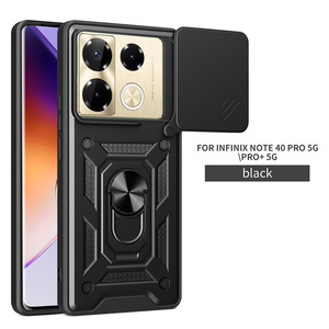 Ốp điện thoại cho Infinix Note 40 Pro Plus 30 5g 20 4G siêu chống sốc chân đế nhẫn giá đỡ trượt Camera Ốp lưng bảo vệ - Product Image 3