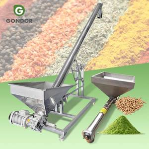 Transportador espiral de tornillo sin fin de plástico para tierra, polvo y lombrizas, y máquina trituradora para tolva de polvo - Product Image 1