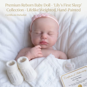 Muñeca de Silicona de Cuerpo Completo Realista de 18 Pulgadas, Juguete Suave Educativo, Bebé Dormida Hecha a Mano, Modelo <span class=keywords><strong>Loulou</strong></span> - Product Image 2
