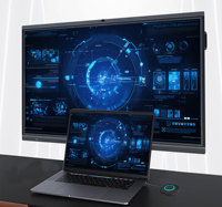 Pantalla Plana Interactiva Ultraancha de 105 Pulgadas 16:9, 4K, Android, Windows, WiFi, Pizarra Inteligente, Táctil IR de 20 Puntos, OPS PC