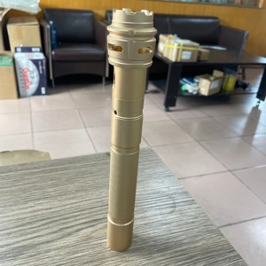 <span class=keywords><strong>Tube</strong></span> rond en aluminium extrudé personnalisé avec logo, anodisé, percé, soudé, découpé, pour boîtier de batterie externe ou lampe torche - Product Image 4