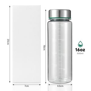 ขวดเชคเกอร์สแตนเลสขนาด 500 มล. ปราศจากสาร BPA ทนความร้อนสูง ป้องกันการรั่วซึม เป็นมิตรกับสิ่งแวดล้อม พร้อมฝาโลหะ สำหรับใช้ในยิม - Product Image 2