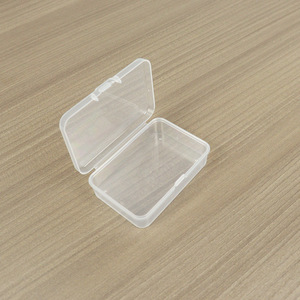 Plastic <b>Storage</b> <b>Box</b> Rectangle 9.5 X 6.5 X 2.6 Cm Transparent Covered Jewelry <b>Box</b> <b>Small</b> Parts Organizer Container - Product Image 3