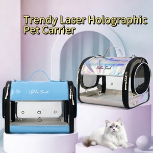 Portable Travel Backpack for <b>Small</b> Pets, Breathable Material - Product Image 1