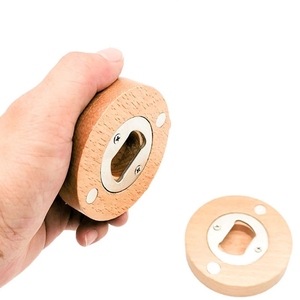 Abrebotellas magnético redondo, recuerdo de bautismo, primera comunión, nevera de madera, recuerdo de bautizo, directo de fábrica - Product Image 4