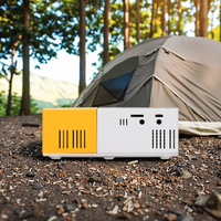 Projecteur LED portable intelligent de poche YG300 Android 9 2.4G/5G WiFi, compatible 4K, 20 ANSI, idéal pour l'extérieur et les voyages – Nouvelle collection 2025