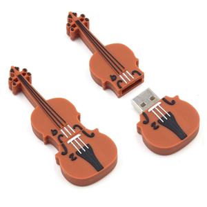 Instrumento de música creativo 32G PVC violín 64G guitarra 3,0 Piano y 16G Pendrive USB U disco para computadora móvil Usb <span class=keywords><strong>Flash</strong></span> Drive - Product Image 3