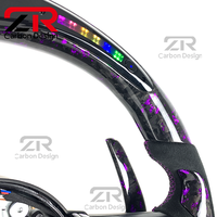 Volant en fibre de carbone forgé LED PRM pour BMW F10 F30 F90 F01 F02 F12 F13 F20 F21 F40 E87 E81 E82 E88 E90 E91 E92 E93