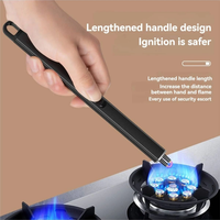 Briquet à impulsion sans flamme et coupe-vent avec verrou de sécurité, rechargeable par USB, sans butane, pour bougies et cuisinières à gaz – Coffret cadeau
