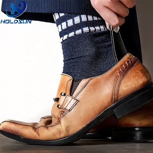 Biểu Tượng Tùy Chỉnh Sang Trọng Thân Thiện Với Môi Bền Xách Tay 5.5 Inch Pocket Wallet Kim Loại Da Màu Đen Giày Sừng Với <span class=keywords><strong>Keyring</strong></span> - Product Image 5