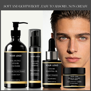 <span class=keywords><strong>Coffret</strong></span> de Soins pour Hommes Marque Blanche : Traitement <span class=keywords><strong>Anti</strong></span>-Acné, Vitamine C, Hydratant Naturel, Éclaircissant, <span class=keywords><strong>Anti</strong></span>-Âge – Idéal Cadeau et Voyage - Product Image 6
