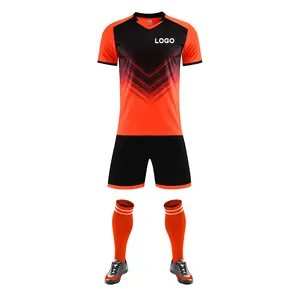 Custom 2024 New Season Sublimation Men Soccer Jersey Set Team Training Football Wear Player Quality Soccer Jerseys For Youth