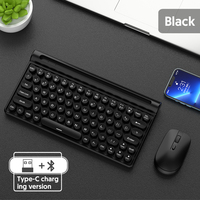 Diskon besar baru Tipe C untuk Bluetooth dan 2.4G Mode ganda Keyboard nirkabel Mouse Kombo Keyboard komputer