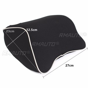 Cojín de Espuma Viscoelástica 3D para Reposacabezas de Asiento de Coche, Color Negro, Soporte para la Cabeza y el Cuello, Alivia la Fatiga - Product Image 4