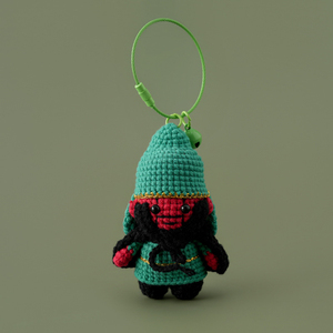 Nouveau porte-clés en laine au crochet, style classique chinois, avec figurines Mazu, Guanyin, Zombie, Jigong, inspiré des séries de films et de télévision - Product Image 3