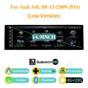 Lettori Video per Auto Android 14 con Carplay e Androidauto per AUDI A4 B8 <span class=keywords><strong>A5</strong></span> 2007-2016, Schermo Intelligente da 14.9" con GPS e Navigazione - Product Image 6