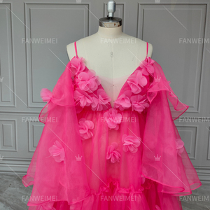 <span class=keywords><strong>Vestido</strong></span> <span class=keywords><strong>de</strong></span> fotografía <span class=keywords><strong>de</strong></span> mujer <span class=keywords><strong>embarazada</strong></span> con flores 3D <span class=keywords><strong>de</strong></span> Organza <span class=keywords><strong>de</strong></span> alta calidad con mangas desmontables <span class=keywords><strong>de</strong></span> talla grande bata Maxi <span class=keywords><strong>de</strong></span> maternidad - Product Image 2