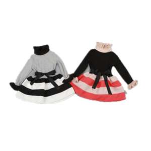 Venta al por Mayor en Línea, Ropa de Verano para Niños, Vestido Informal de Manga Larga con Rayas para Niñas, de Proveedor Chino - Product Image 1