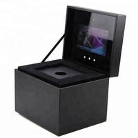 Caja de Regalo con Pantalla LCD Publicitaria Personalizada OEM/ODM, con Opciones de Varios Tamaños, Papel Plegable para Presentaciones Empresariales