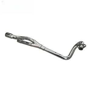 Tubo de Escape Doble para Motocicleta Todoterreno, Apto para Modificación de Accesorios de Tubo de Escape CRF50, Silenciador de Escape Doble para Moto - Product Image 2