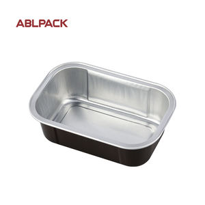 Bandeja Rectangular personalizada de 168ml <span class=keywords><strong>para</strong></span> aperitivos, bandeja antiadherente de papel de aluminio liso <span class=keywords><strong>para</strong></span> pared, contenedor de alimentos, herramientas <span class=keywords><strong>para</strong></span> hornear, bandeja <span class=keywords><strong>para</strong></span> pan - Product Image 3