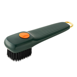 <b>Shoe</b> Brush With Liquid Dispenser <b>Soft</b> Nylon Bristles For Stain Removal Household Cleaning - Product Image 5