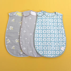 Gilet anti-coup de <span class=keywords><strong>pied</strong></span> deux pièces sans manches pour enfants, 60 fils, en gaze six couches 100 % coton, sac de couchage pour bébé - Product Image 3